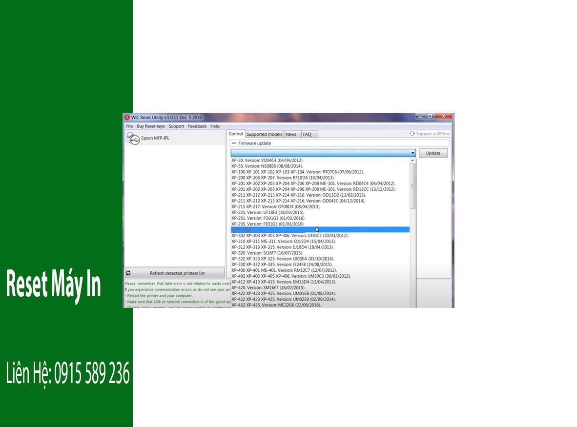 Key Firmware May In Epson XP-702 Step 5